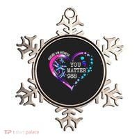 Heart You Matter 988 Suicide Prevention Awareness Dragonfly Ornament thumb 0