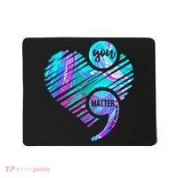 Heart You Matter Don't Let Story End Suicide Prevention Awareness Mousepad thumb 0