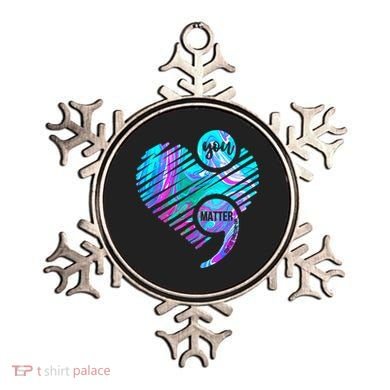 Heart You Matter Don't Let Story End Suicide Prevention Awareness Ornament