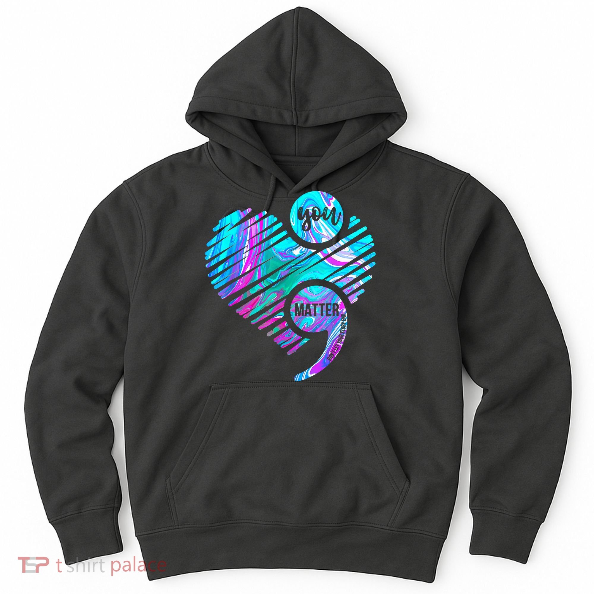 Heart You Matter Don't Let Story End Suicide Prevention Awareness Hoodie