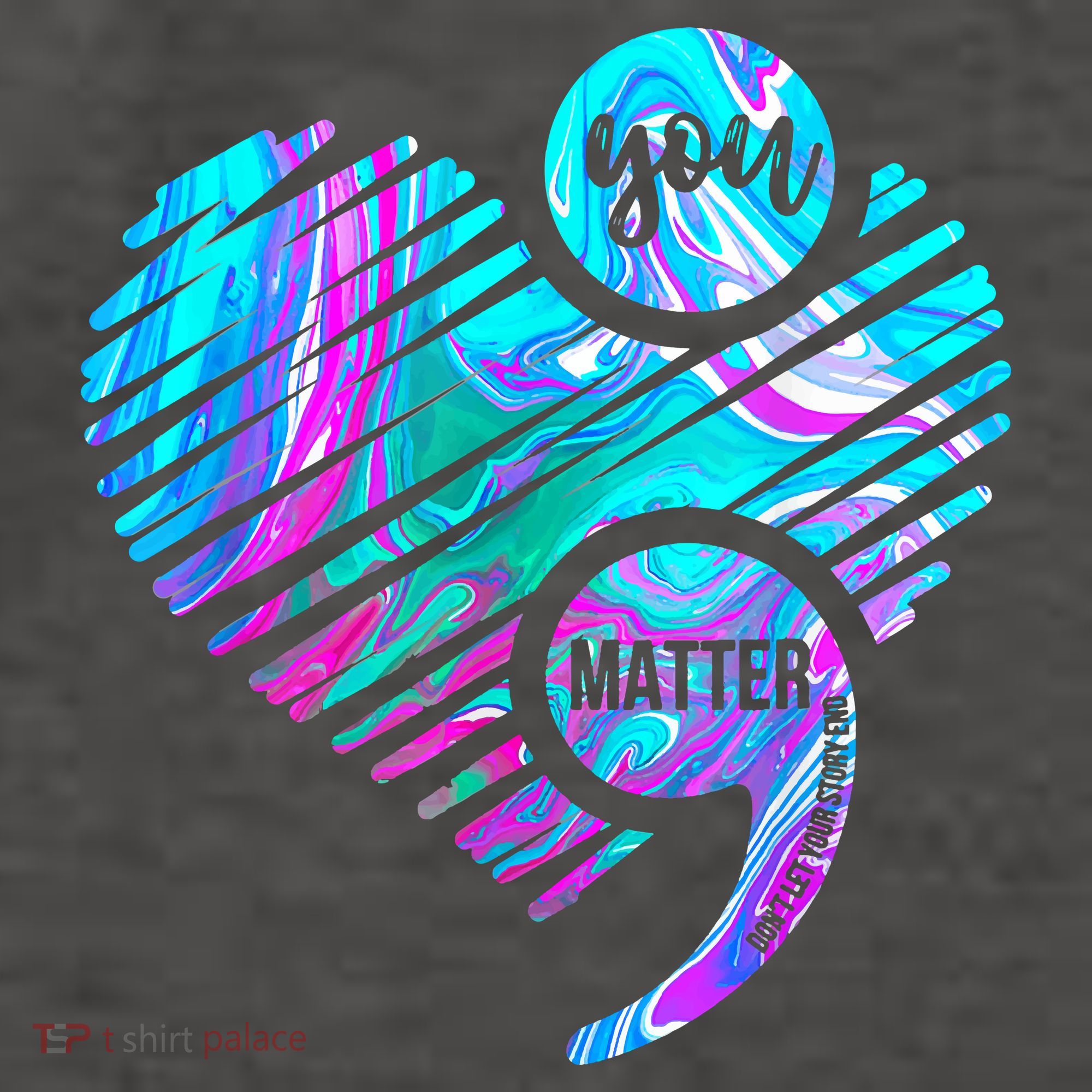 Heart You Matter Don't Let Story End Suicide Prevention Awareness Women's Tank Top