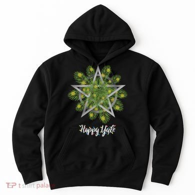 Happy Yule Pagan Christmas Winter Solstice Yuletide Hoodie