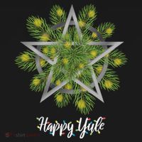 Happy Yule Pagan Christmas Winter Solstice Yuletide Long Sleeve Shirt thumb 2