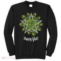 Happy Yule Pagan Christmas Winter Solstice Yuletide Sweatshirt thumb 0