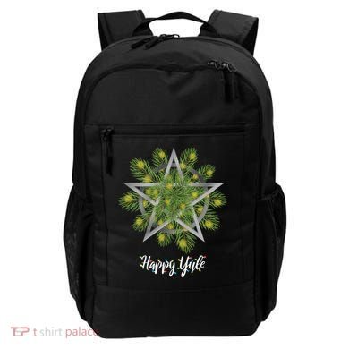 Happy Yule Pagan Christmas Winter Solstice Yuletide Backpack