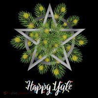 Happy Yule Pagan Christmas Winter Solstice Yuletide Coffee Mug thumb 5