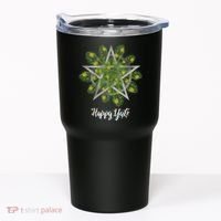 Happy Yule Pagan Christmas Winter Solstice Yuletide Tumbler thumb 0