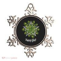 Happy Yule Pagan Christmas Winter Solstice Yuletide Ornament thumb 0