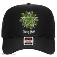 Happy Yule Pagan Christmas Winter Solstice Yuletide Hat thumb 0
