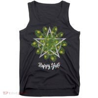 Happy Yule Pagan Christmas Winter Solstice Yuletide Tank Top thumb 0