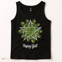 Happy Yule Pagan Christmas Winter Solstice Yuletide Tank Top thumb 2