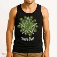 Happy Yule Pagan Christmas Winter Solstice Yuletide Tank Top thumb 3