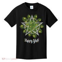 Happy Yule Pagan Christmas Winter Solstice Yuletide Kids T-Shirt thumb 0