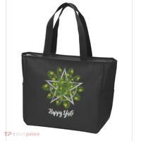 Happy Yule Pagan Christmas Winter Solstice Yuletide Tote Bag thumb 3