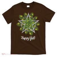 Happy Yule Pagan Christmas Winter Solstice Yuletide T-Shirt thumb 0
