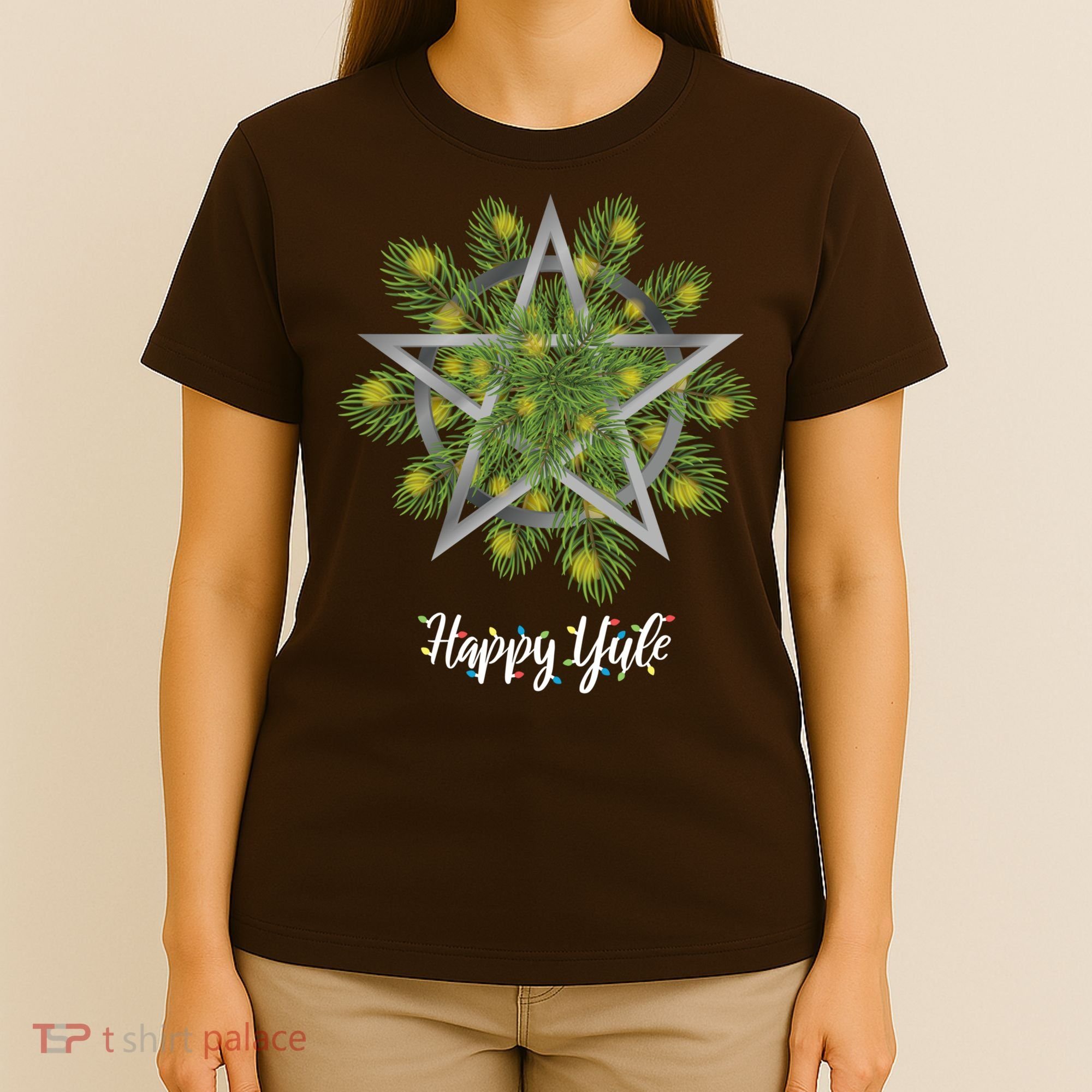 Happy Yule Pagan Christmas Winter Solstice Yuletide T-Shirt