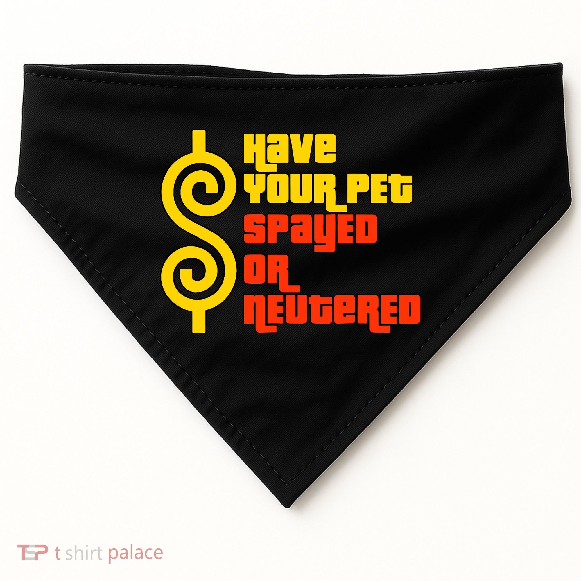Have Your Pet Spayed Or Neutered Right Game Show USA-Made Doggie Bandana