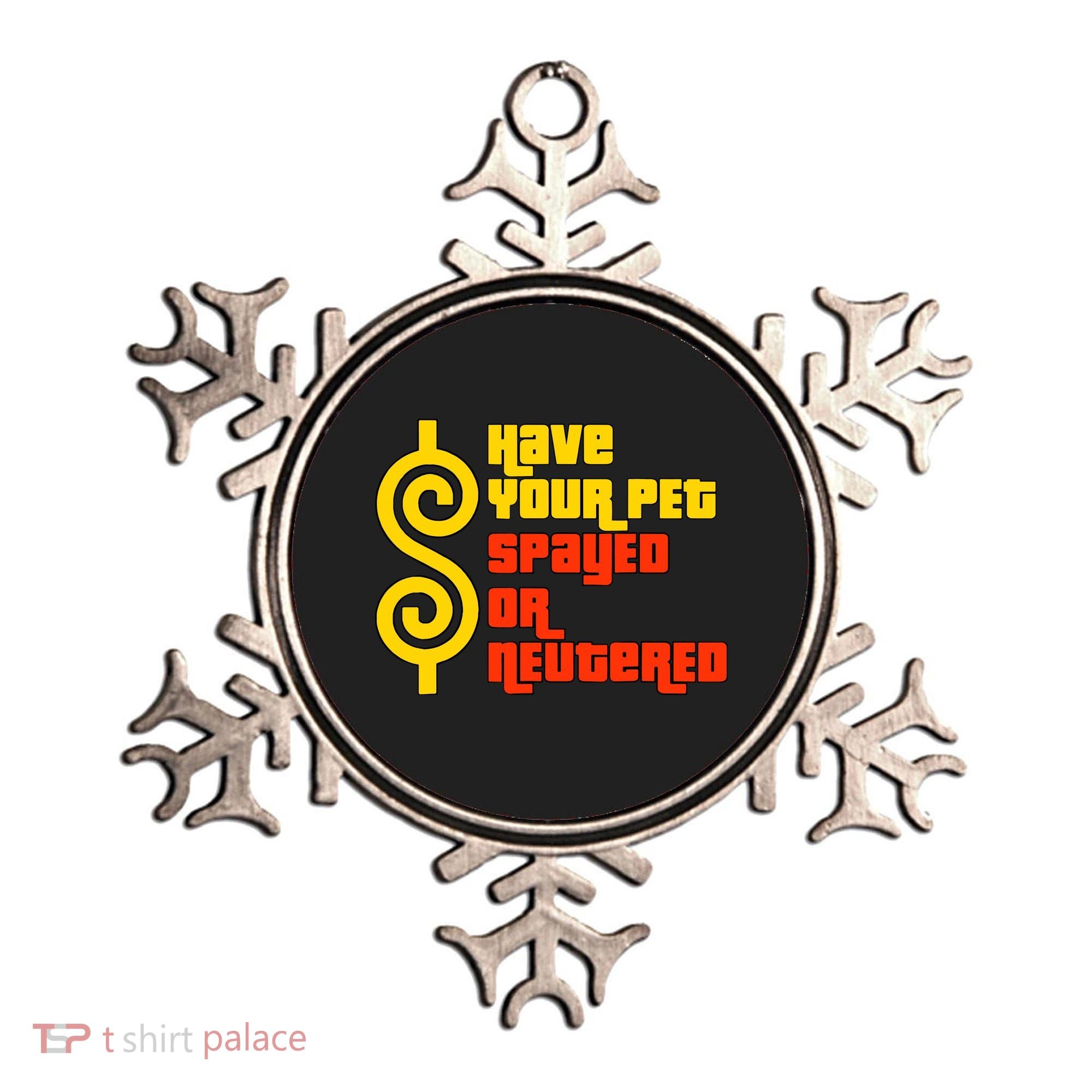 Have Your Pet Spayed Or Neutered Right Game Show Ornament