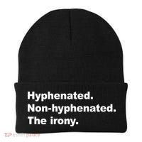 Hyphenated Non-Hyphenated The Irony Beanie thumb 0