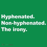 Hyphenated Non-Hyphenated The Irony Kids Long Sleeve Shirt thumb 2