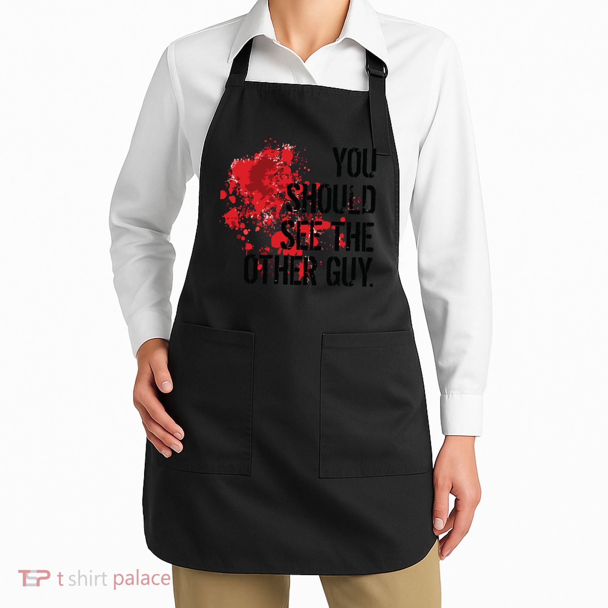 Halloween You Should See The Other Guy Apron