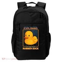 Have You Tried Explaining It To A Rubber Duck Web Developer Backpack thumb 0