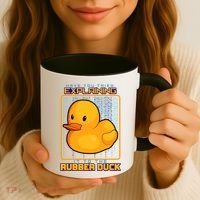 Have You Tried Explaining It To A Rubber Duck Web Developer Coffee Mug thumb 3