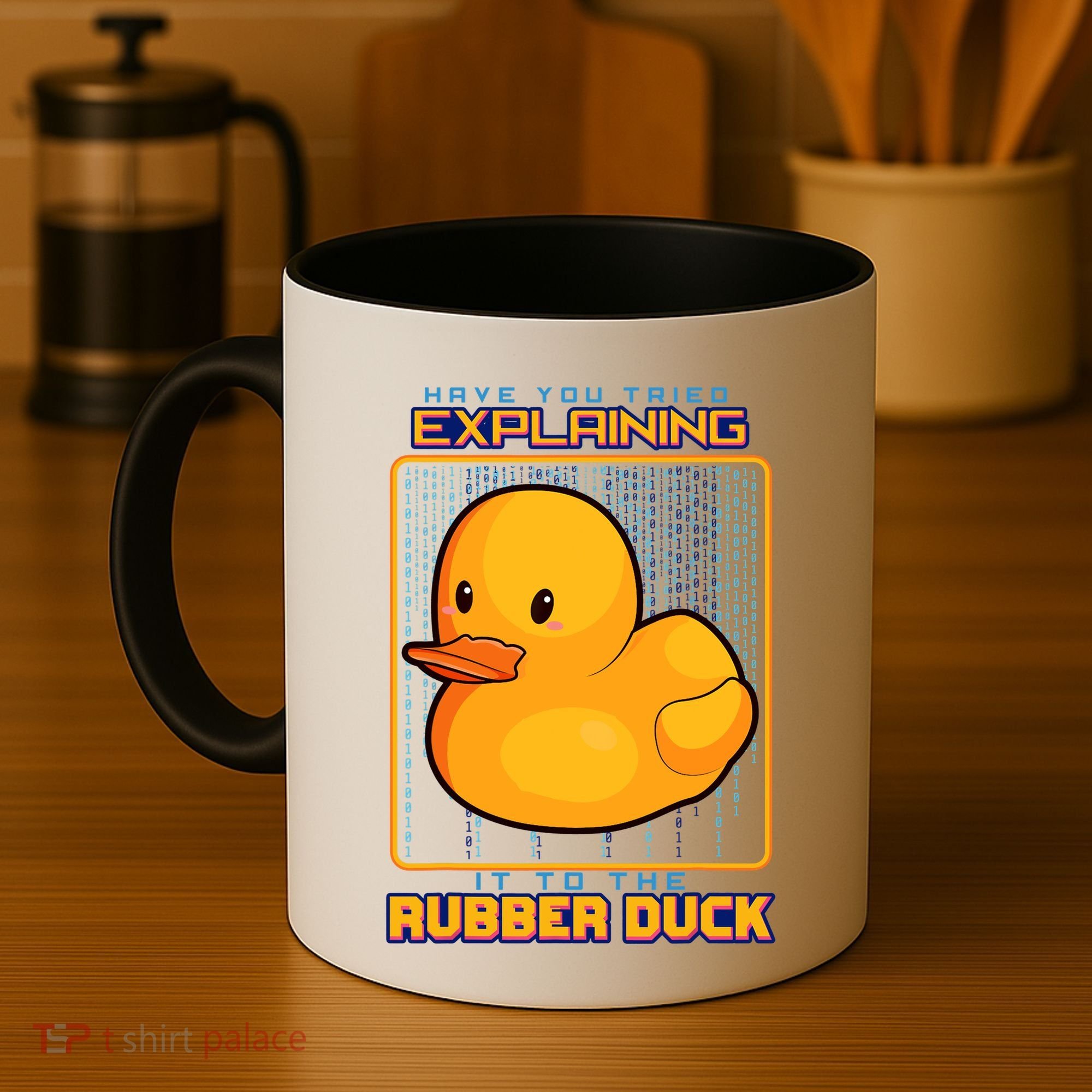 Have You Tried Explaining It To A Rubber Duck Web Developer Coffee Mug