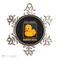 Have You Tried Explaining It To A Rubber Duck Web Developer Ornament thumb 0