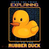 Have You Tried Explaining It To A Rubber Duck Web Developer Ornament thumb 1