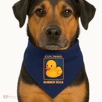Have You Tried Explaining It To A Rubber Duck Web Developer USA-Made Doggie Bandana thumb 1
