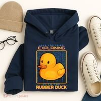Have You Tried Explaining It To A Rubber Duck Web Developer Hoodie thumb 4