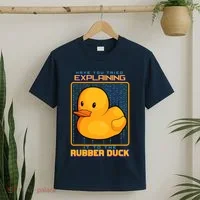 Have You Tried Explaining It To A Rubber Duck Web Developer T-Shirt thumb 2