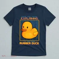 Have You Tried Explaining It To A Rubber Duck Web Developer T-Shirt thumb 5