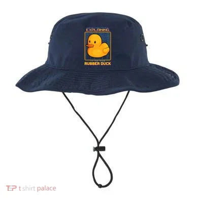 Have You Tried Explaining It To A Rubber Duck Web Developer Bucket Hat