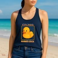 Have You Tried Explaining It To A Rubber Duck Web Developer Women's Tank Top thumb 2