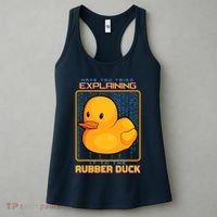 Have You Tried Explaining It To A Rubber Duck Web Developer Women's Tank Top thumb 3