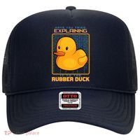 Have You Tried Explaining It To A Rubber Duck Web Developer Hat thumb 0