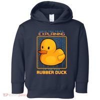 Have You Tried Explaining It To A Rubber Duck Web Developer Toddler Hoodie thumb 0