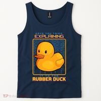 Have You Tried Explaining It To A Rubber Duck Web Developer Tank Top thumb 2