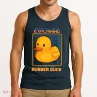 Have You Tried Explaining It To A Rubber Duck Web Developer Tank Top thumb 3