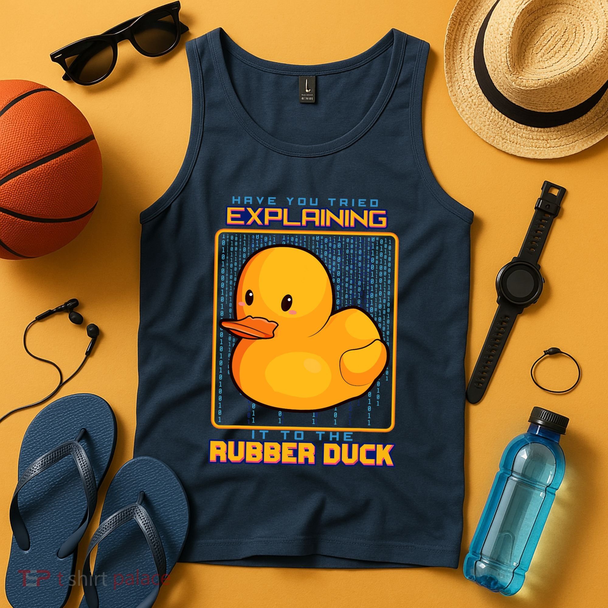 Have You Tried Explaining It To A Rubber Duck Web Developer Tank Top