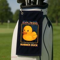 Have You Tried Explaining It To A Rubber Duck Web Developer Golf Towel thumb 2