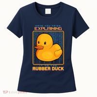 Have You Tried Explaining It To A Rubber Duck Web Developer Women's T-Shirt thumb 0