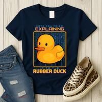 Have You Tried Explaining It To A Rubber Duck Web Developer Women's T-Shirt thumb 3
