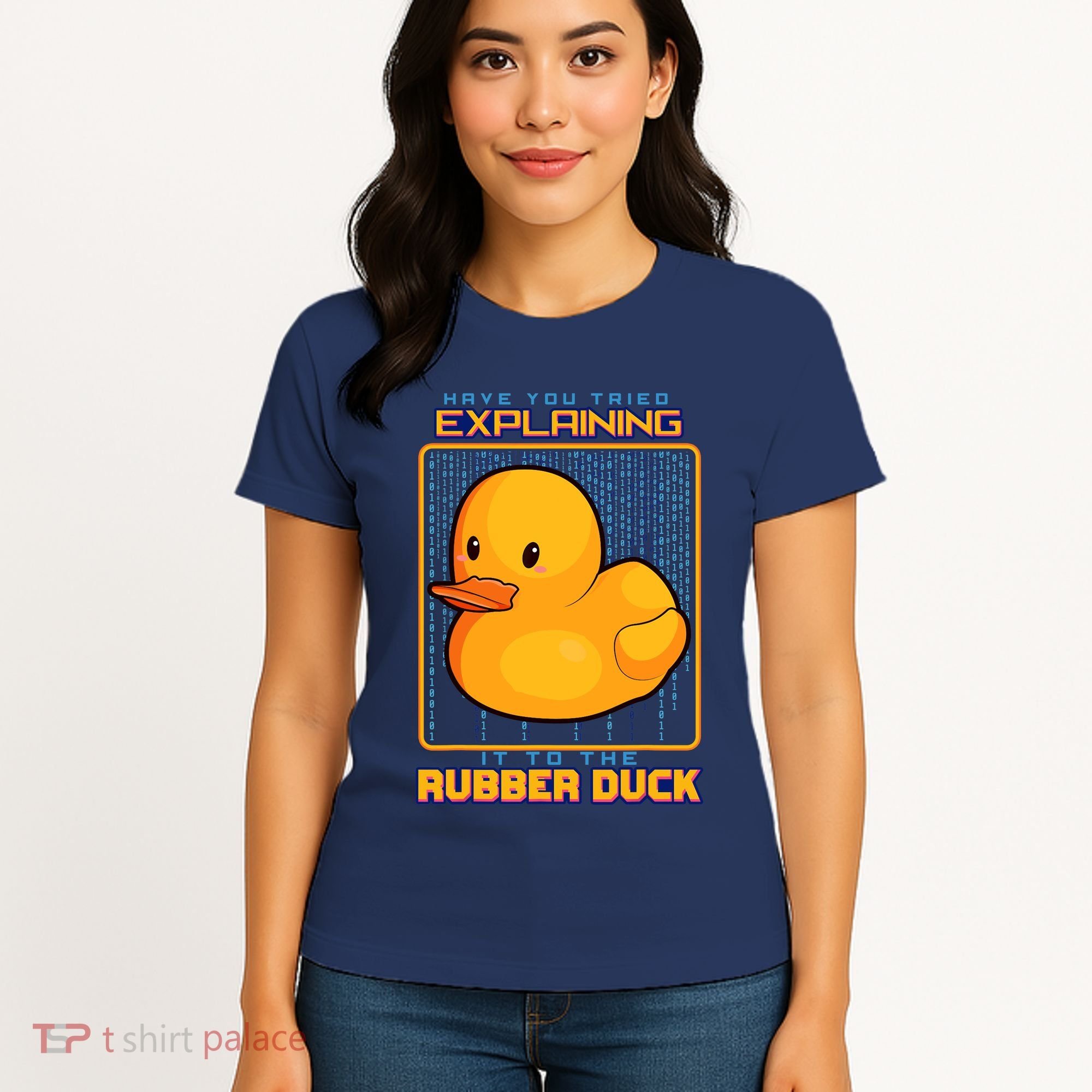 Have You Tried Explaining It To A Rubber Duck Web Developer Women's T-Shirt