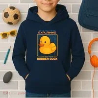 Have You Tried Explaining It To A Rubber Duck Web Developer Kids Hoodie thumb 2