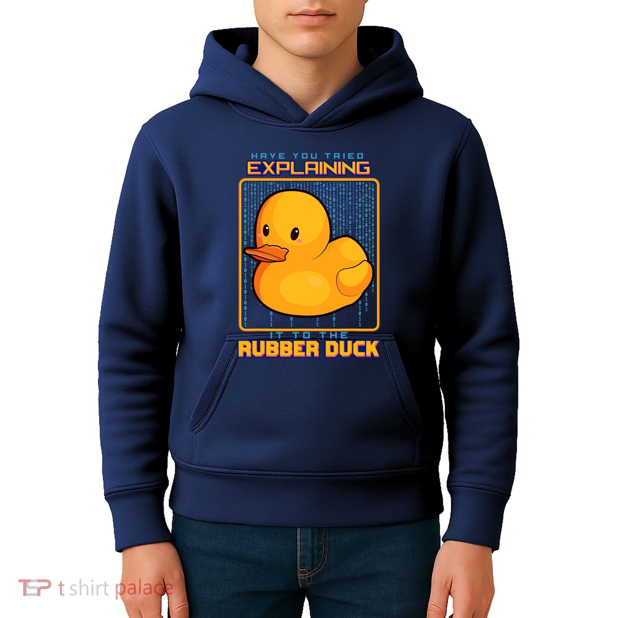 Have You Tried Explaining It To A Rubber Duck Web Developer Kids Hoodie