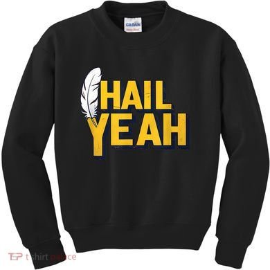 Hail Yeah Washington Design Washington Fan Merch Kids Sweatshirt