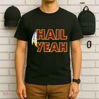 Hail Yeah With Feathers Washington Football Fan T-Shirt thumb 6